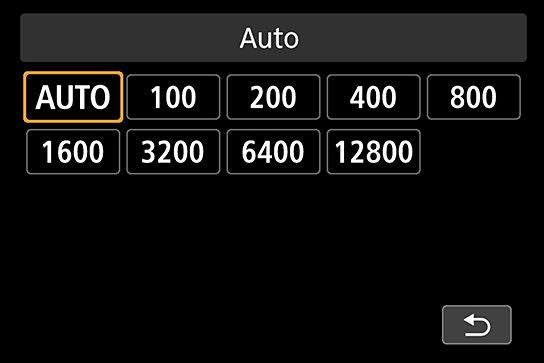 setting iso auto