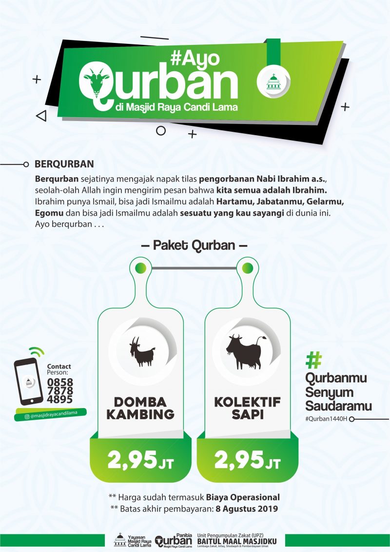 tujuan pamflet, desain pamflet qurban