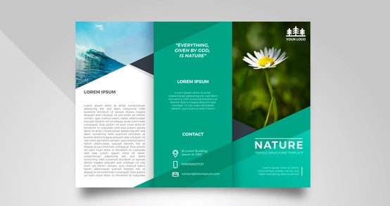 fungsi desain leaflet