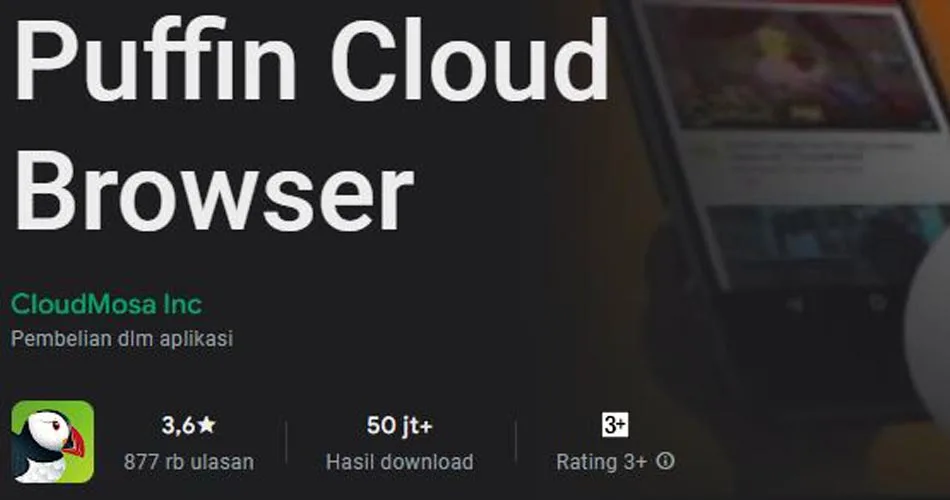 Cara Mengunduh/ Download Aplikasi Puffin Browser